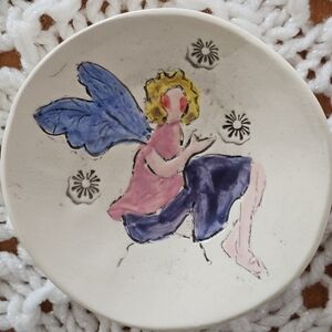 Sukey USA Pottery Angel Trinket Dish